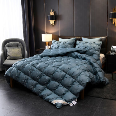 Luxury Goose Down Comforter 1000 Thread Count Twin Full Queen King Reversible Blanket For Bedding